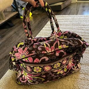 Purple punch Vera Bradley weekender bag